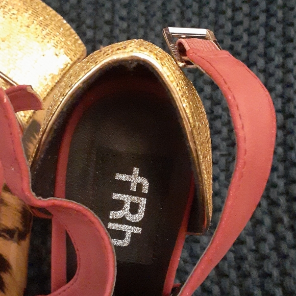 Leopard colour block platform heals size AU 8.5 - Picture 6 of 6